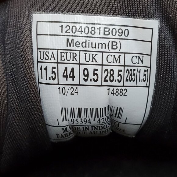 Brooks Glycerin 21 womans Running Shoes 11.5 B Cushion Neutral Black & White - Picture 8 of 11